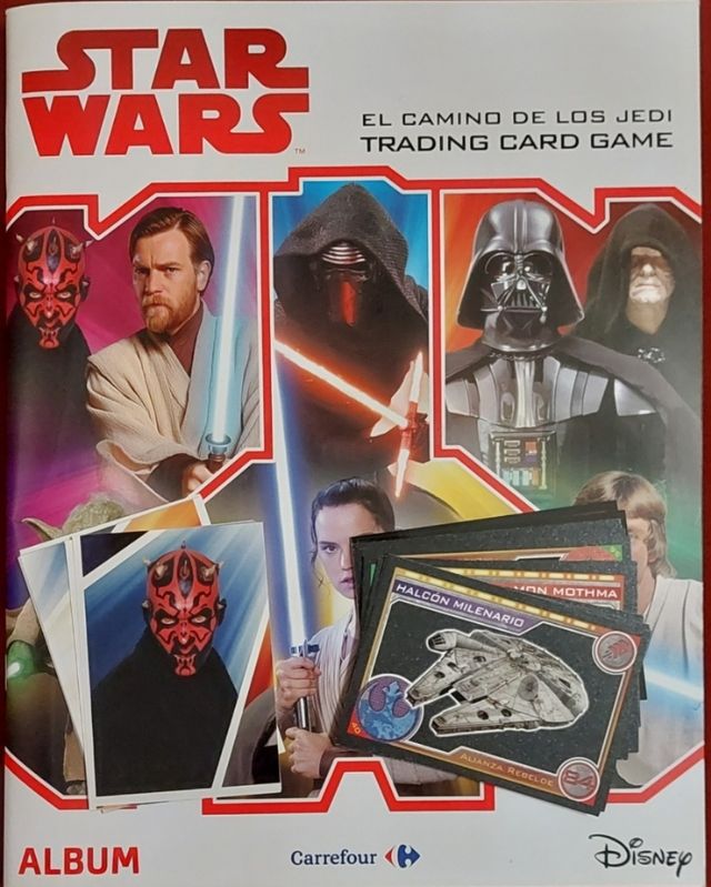 Cartas Álbum Star Wars. El camino de los Jedi 2017