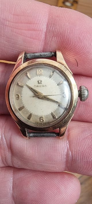 Reloj Omega 1950. Oro y acero.