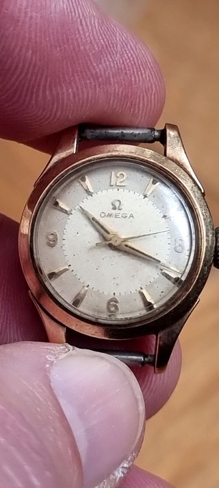 Reloj Omega 1950. Oro y acero.