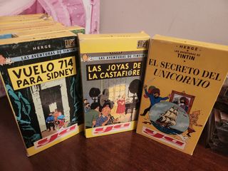 aventuras de TINTIN en vhs
