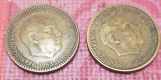 monedas antiguas de franco
