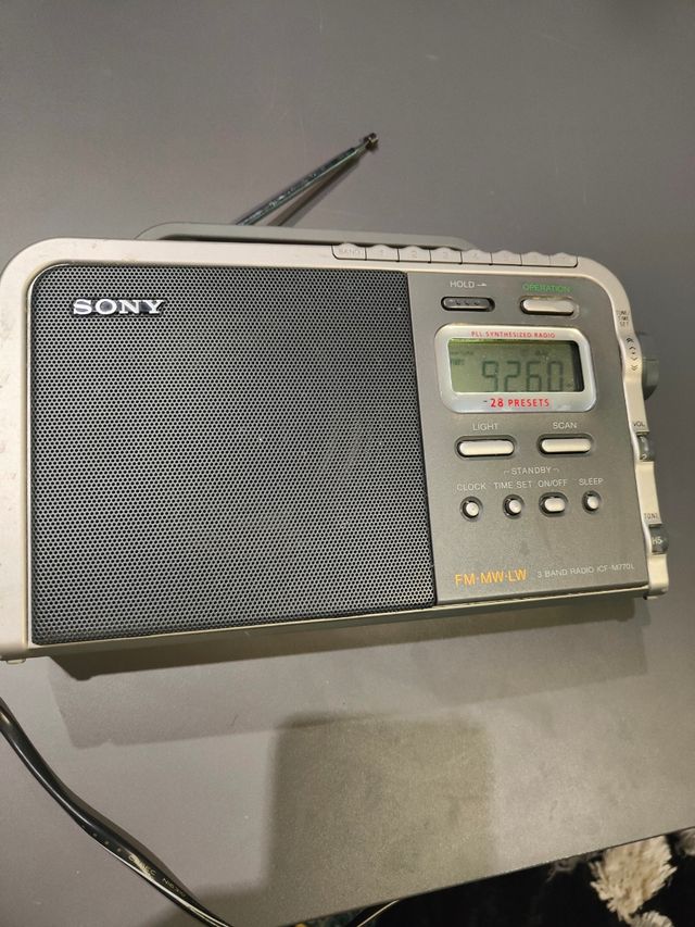 Le manuel d'utilisation Sony ICF-M770SL Radio
