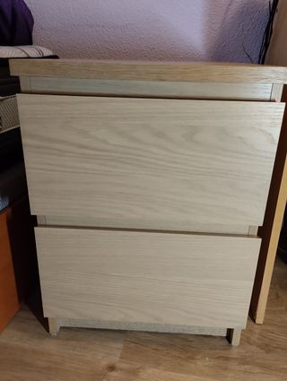 Cómoda dos Cajones Ikea