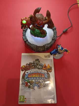 Skylanders Giants con portal y 2 figuras Wii