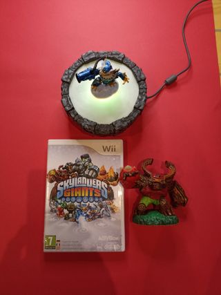 Skylanders Giants con portal y 2 figuras Wii