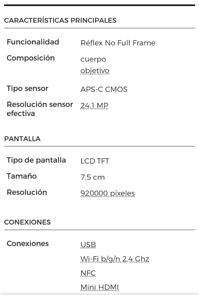 cámara de fotos EOS 2000D