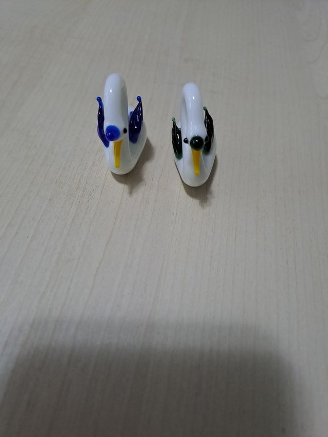 2 cigni in vetro