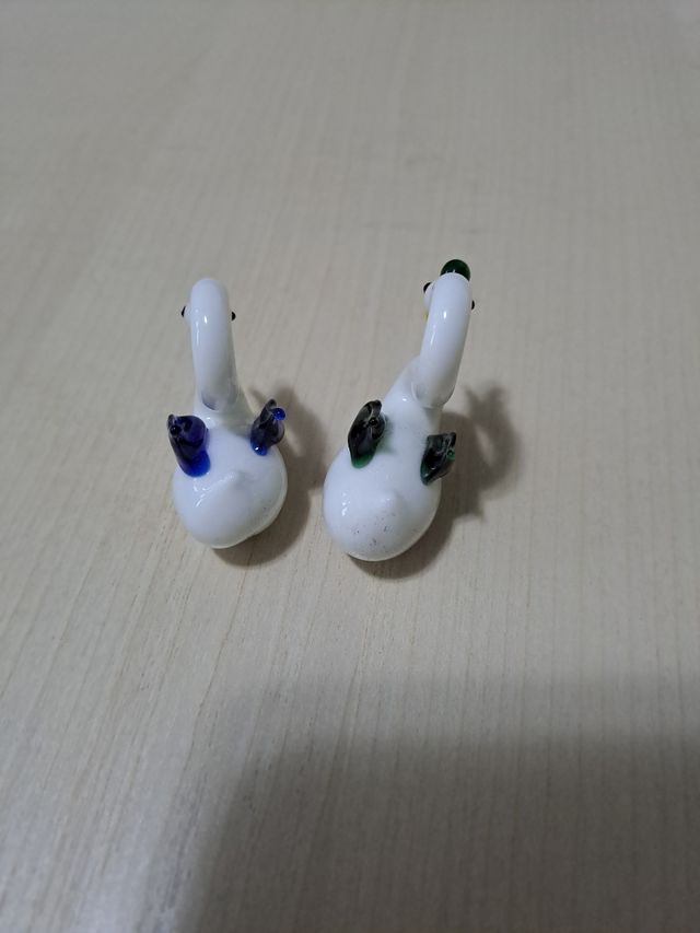 2 cigni in vetro