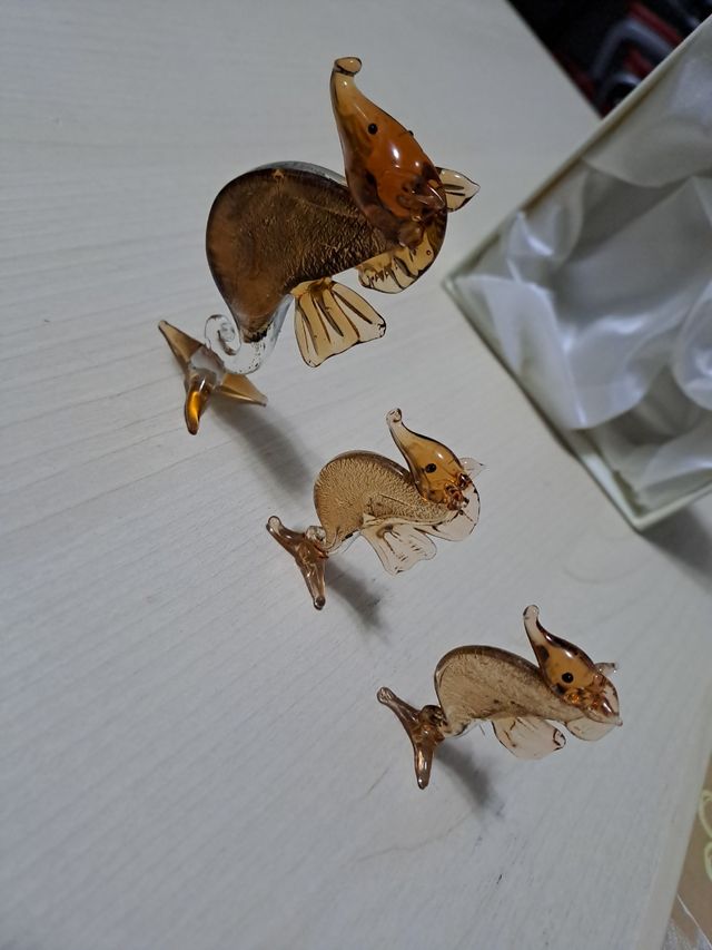 3 calduccio marini in vetro