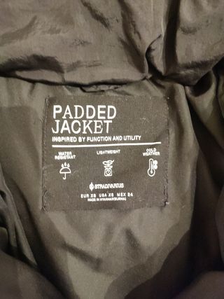 plumas/abrigo Stradivarius padded jacket