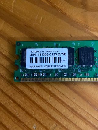 Memoria RAM Transcend 1G