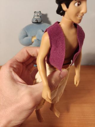 Raros Aladín Jasmine y Genio azul Marca Applause