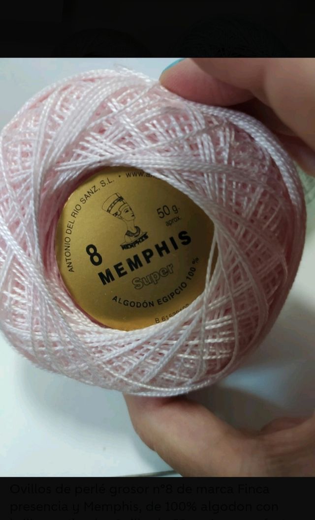 lana bebe algodón perle fino n° 8