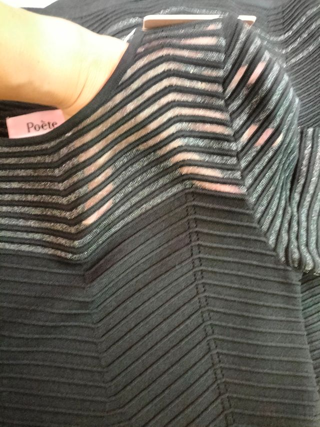 Vestido cóctel negro