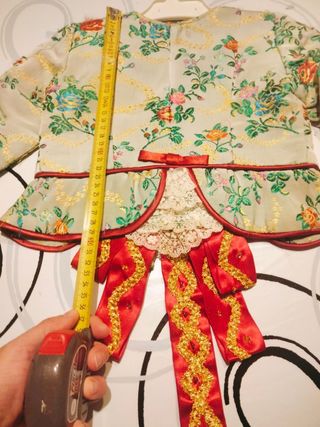 traje fallera niña