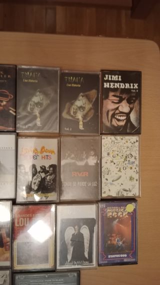 Lote cassettes rock
