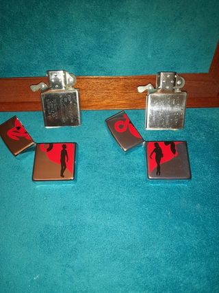 Set 2 accendini zippo cuore