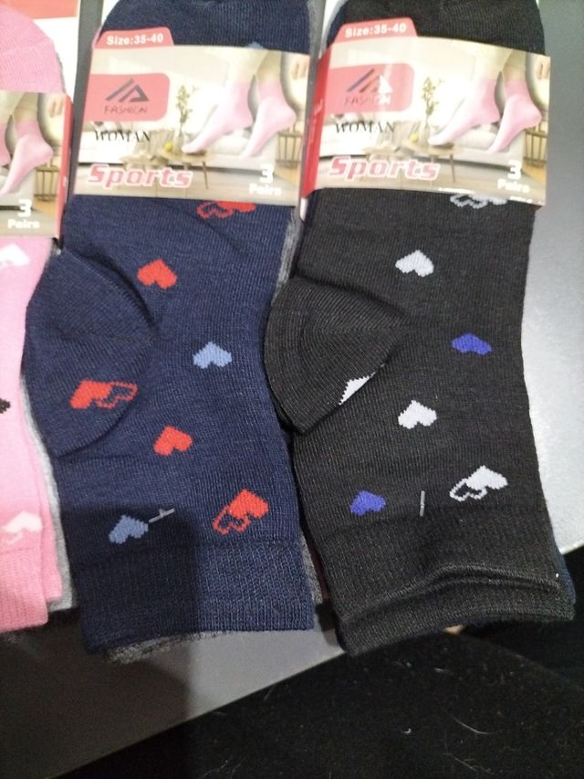 doce pares calcetines mujer