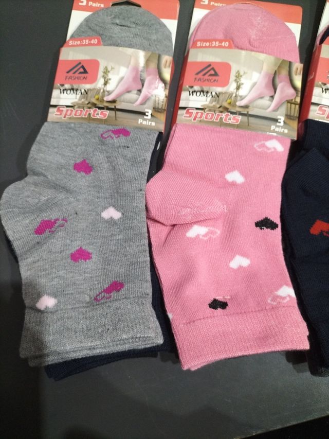 doce pares calcetines mujer