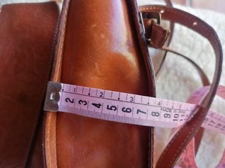 Bolso Cuero Marrón mochila Piel 