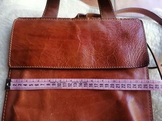 Bolso Cuero Marrón mochila Piel 