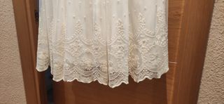 vestido de comunión y corona