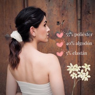 Coletero para novia blanco