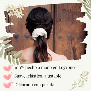 Coletero para novia blanco