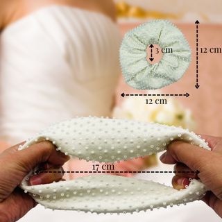 Coletero para novia blanco