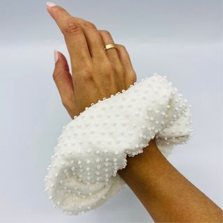 Coletero para novia blanco