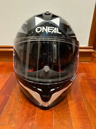 Casco Integral O'Neal Challenger Exo Negro-Blanco