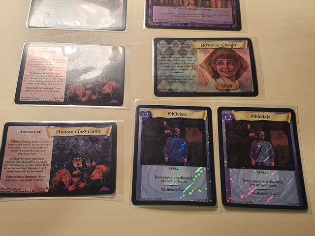 Cartas Harry Potter TCG