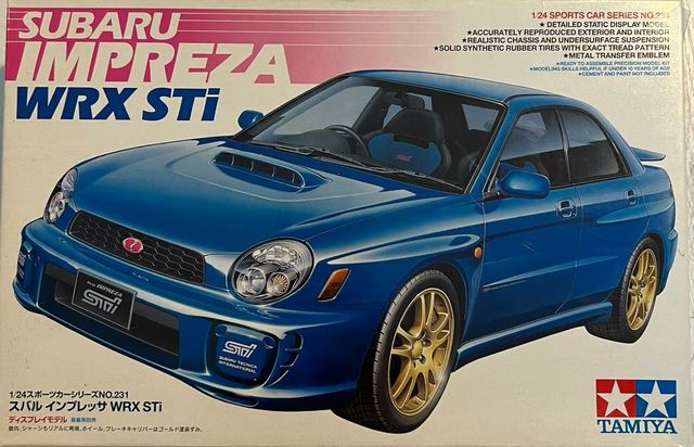 Maqueta 1/24 Tamiya Subaru Impreza WRX STI