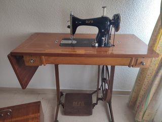 máquina da coser antigua alfa