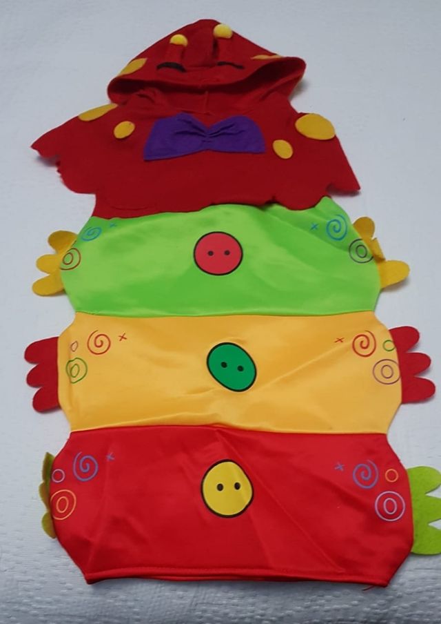 Disfraz gusanito 6-12 meses