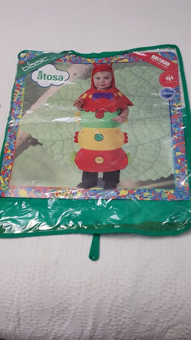 Disfraz gusanito 6-12 meses