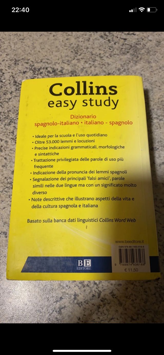 Dizionario italiano spagnolo