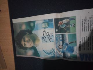 DIEGO A. MARADONA_NAPOLI_LA Scheda Segreta_anno 1985_con Autografo - Foto 6
