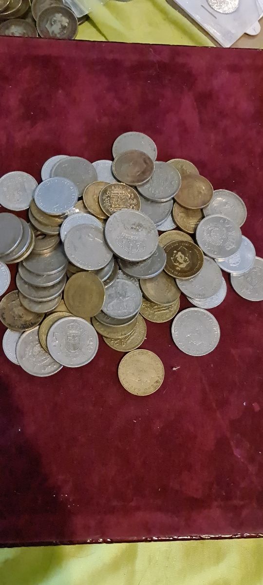 12monedas de 2,50pesetas sin sircular 1953* 54 y *