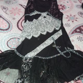 precioso top y falda desigual