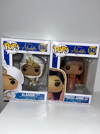 funko pop aladdin y jasmine