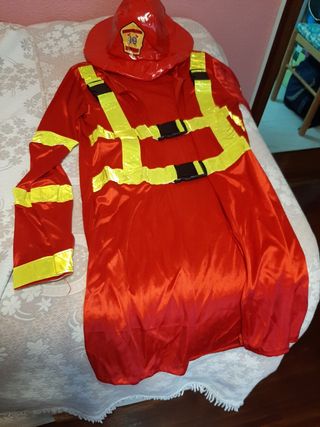 Disfraz bombera talla M-L
