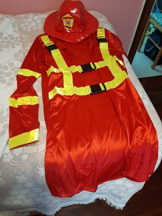 Disfraz bombera talla M-L