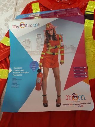Disfraz bombera talla M-L