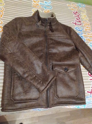 cazadora imitación piel