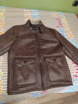 cazadora imitación piel
