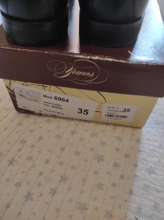 Zapato comunión marinero niño de piel 
