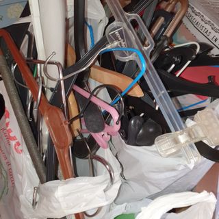 perchas colgar ropa lote +50 unidades