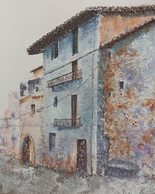Acuarela. Arte. Decoración. Pintura.Regalo