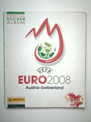 ALBUM CROMOS EURO 2008 PANINI EUROCOPA VACÍO
